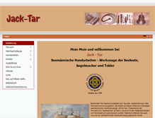 Tablet Screenshot of jack-tar.de